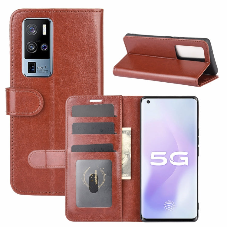 For Vivo X50 Pro+ R64 Texture Single Horizontal Flip Protective Case with Holder & Card Slots & Wallet& Photo Frame