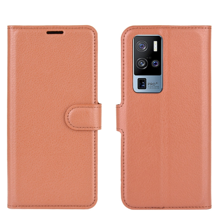 For Vivo X50 Pro+ Litchi Texture Horizontal Flip Protective Case with Holder & Card Slots & Wallet
