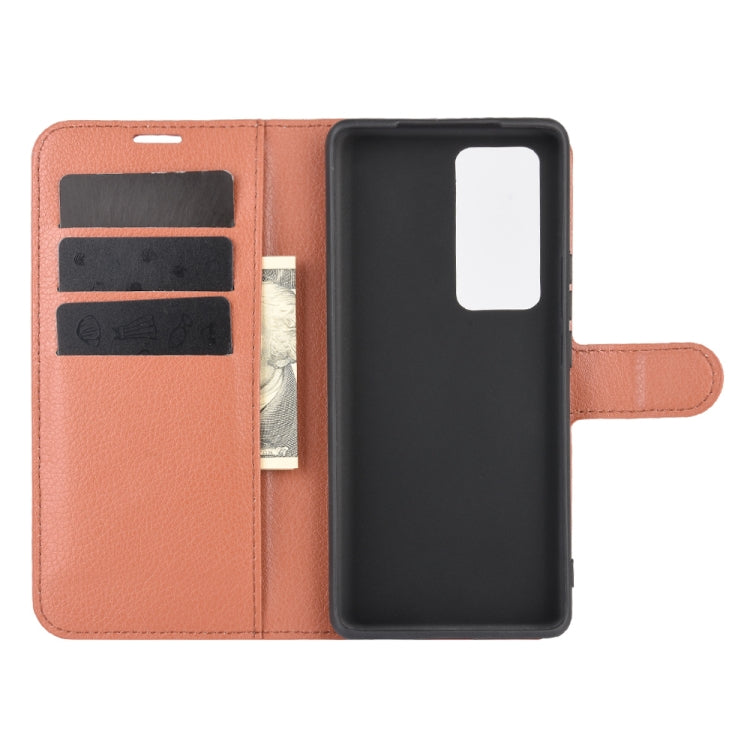 For Vivo X50 Pro+ Litchi Texture Horizontal Flip Protective Case with Holder & Card Slots & Wallet