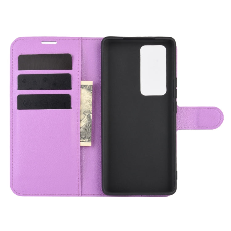 For Vivo X50 Pro+ Litchi Texture Horizontal Flip Protective Case with Holder & Card Slots & Wallet