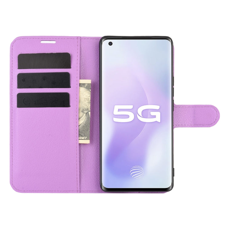 For Vivo X50 Pro+ Litchi Texture Horizontal Flip Protective Case with Holder & Card Slots & Wallet