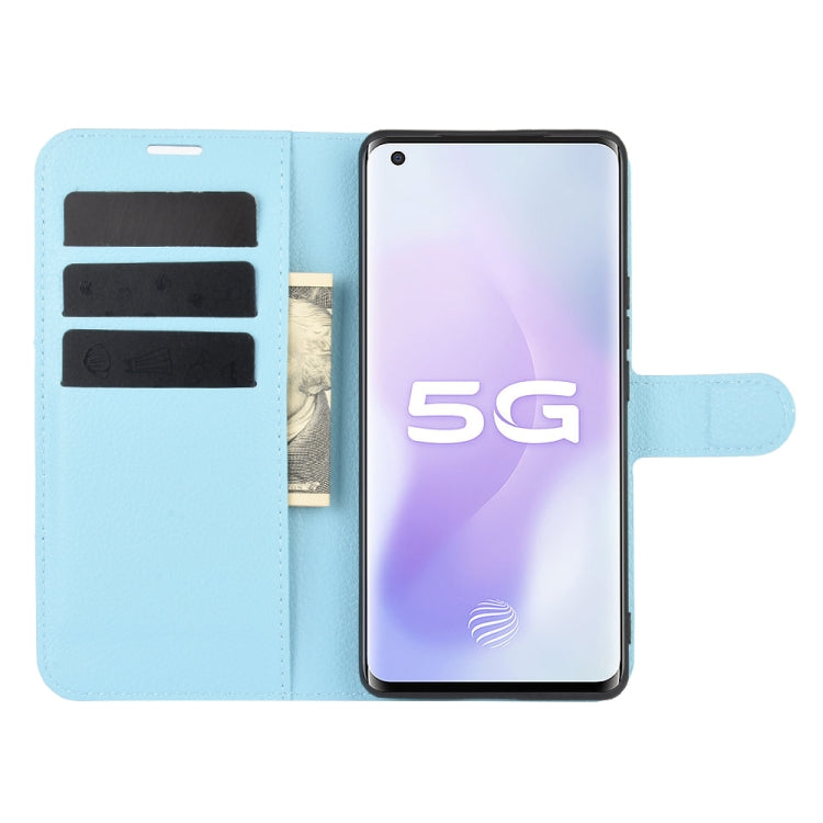 For Vivo X50 Pro+ Litchi Texture Horizontal Flip Protective Case with Holder & Card Slots & Wallet