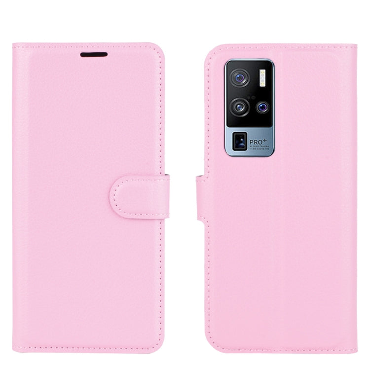 For Vivo X50 Pro+ Litchi Texture Horizontal Flip Protective Case with Holder & Card Slots & Wallet