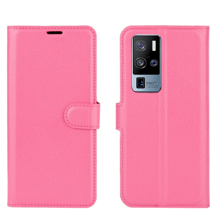 For Vivo X50 Pro+ Litchi Texture Horizontal Flip Protective Case with Holder & Card Slots & Wallet