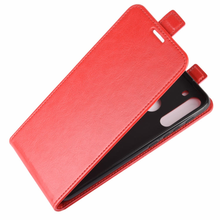 For Motorola One Fusion R64 Texture Single Vertical Flip Leather Protective Case with Card Slots & Photo Frame