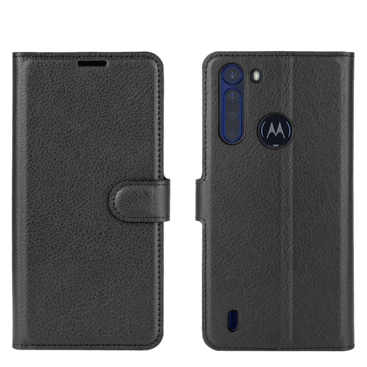 For Motorola One Fusion Litchi Texture Horizontal Flip Protective Case with Holder & Card Slots & Wallet