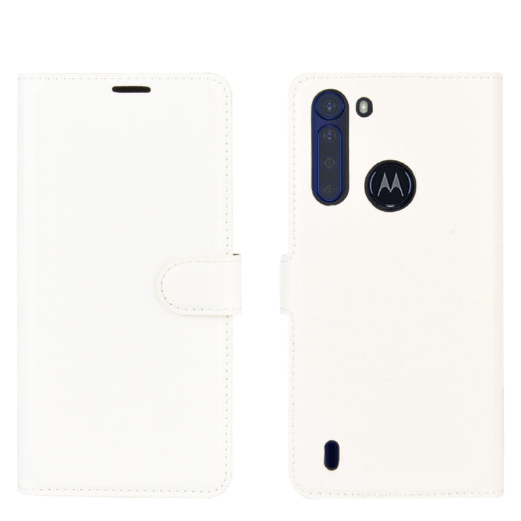 For Motorola One Fusion Litchi Texture Horizontal Flip Protective Case with Holder & Card Slots & Wallet