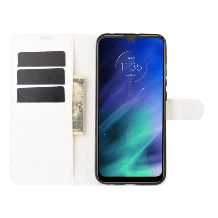 For Motorola One Fusion Litchi Texture Horizontal Flip Protective Case with Holder & Card Slots & Wallet