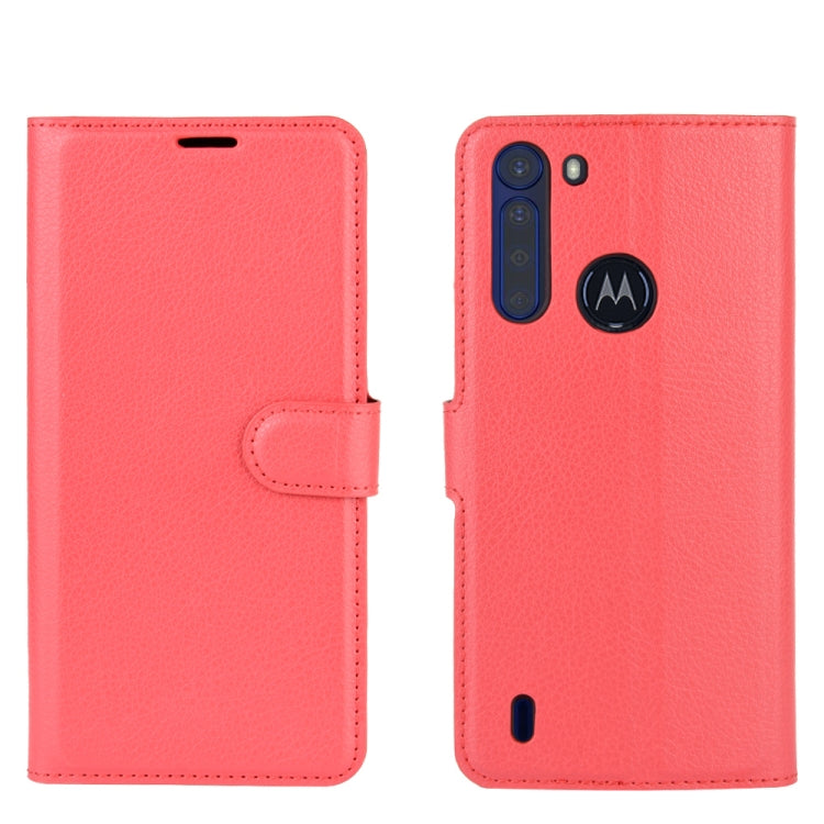 For Motorola One Fusion Litchi Texture Horizontal Flip Protective Case with Holder & Card Slots & Wallet