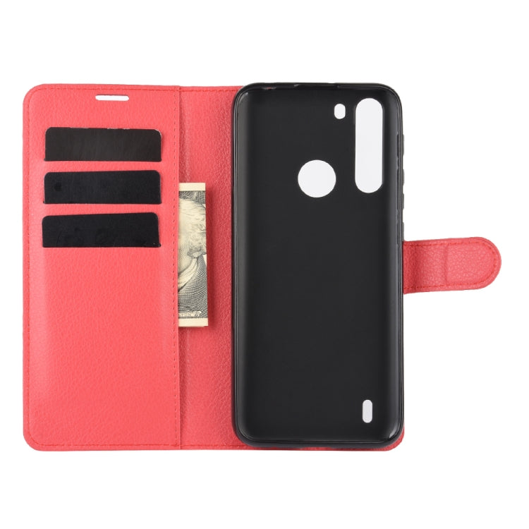 For Motorola One Fusion Litchi Texture Horizontal Flip Protective Case with Holder & Card Slots & Wallet