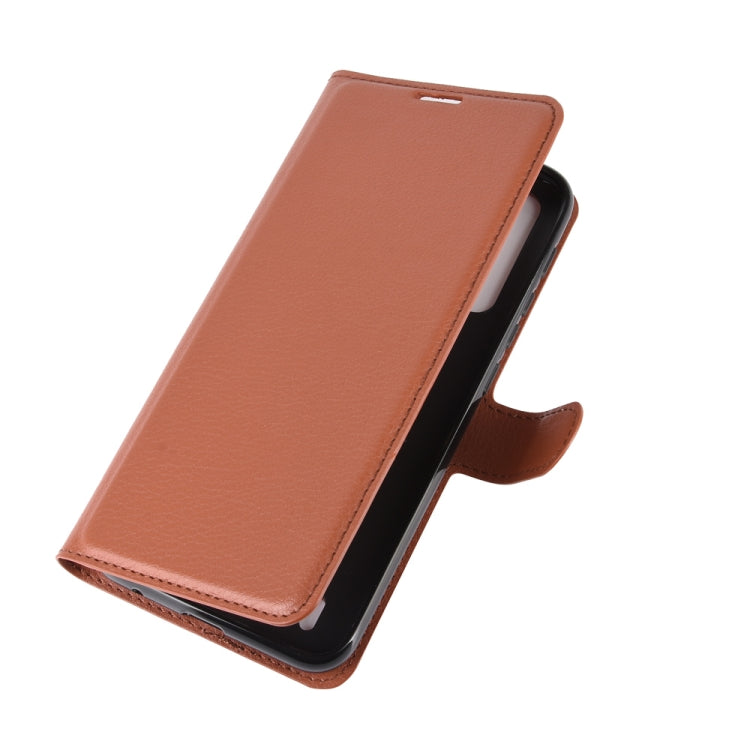 For Motorola One Fusion Litchi Texture Horizontal Flip Protective Case with Holder & Card Slots & Wallet
