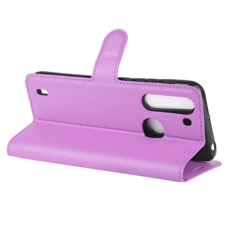 For Motorola One Fusion Litchi Texture Horizontal Flip Protective Case with Holder & Card Slots & Wallet