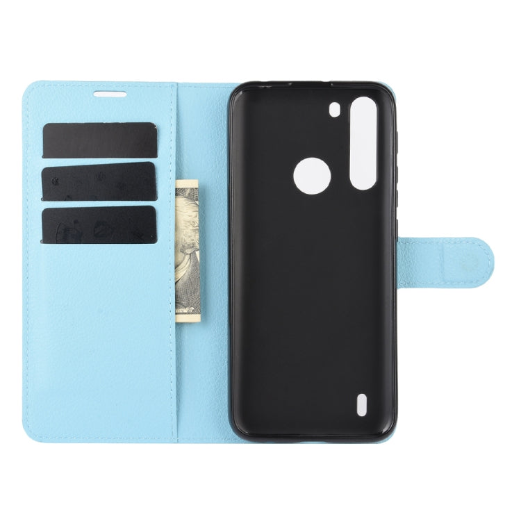 For Motorola One Fusion Litchi Texture Horizontal Flip Protective Case with Holder & Card Slots & Wallet