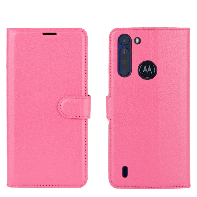 For Motorola One Fusion Litchi Texture Horizontal Flip Protective Case with Holder & Card Slots & Wallet