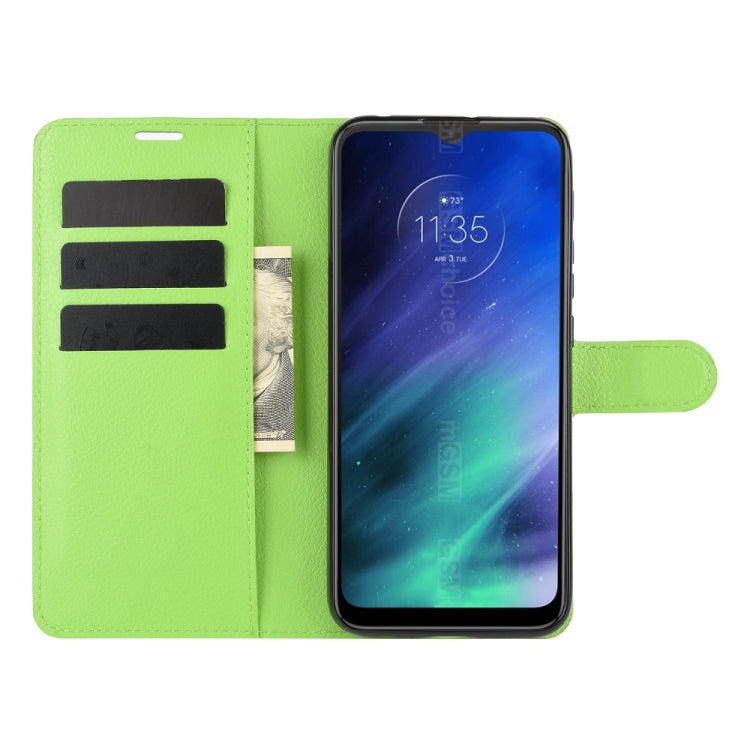 For Motorola One Fusion Litchi Texture Horizontal Flip Protective Case with Holder & Card Slots & Wallet
