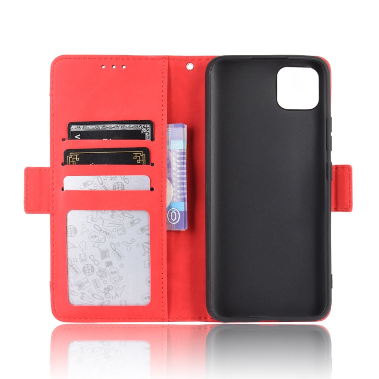 For OPPO Realme C11 Wallet Style Skin Feel Calf Pattern Leather Case with Separate Card Slot