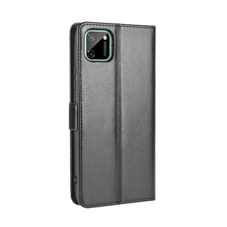 For OPPO Realme C11 Retro Crazy Horse Texture Horizontal Flip Leather Case with Holder & Card Slots & Photo Frame