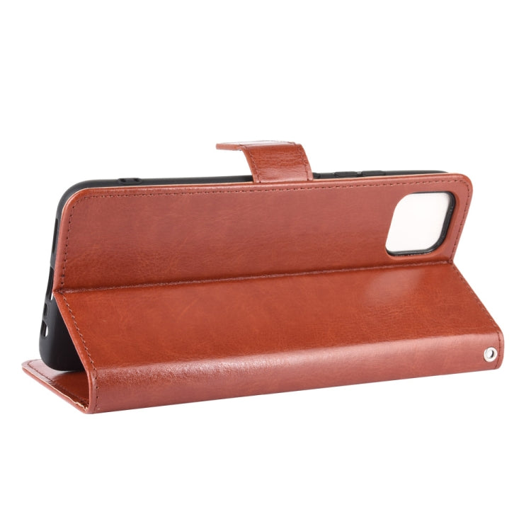 For OPPO Realme C11 Retro Crazy Horse Texture Horizontal Flip Leather Case with Holder & Card Slots & Photo Frame