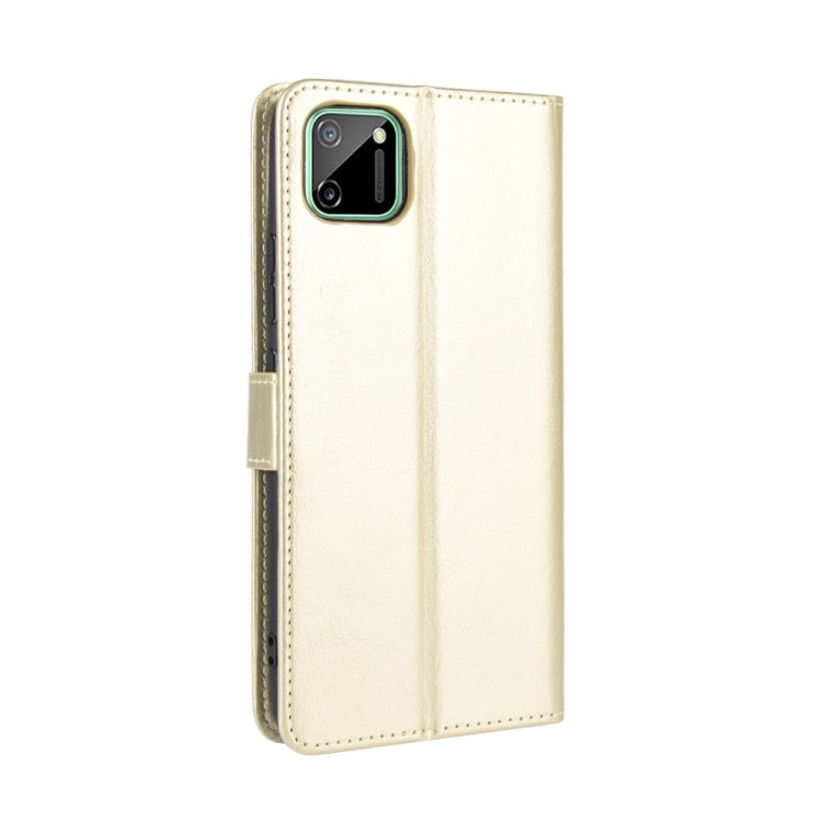 For OPPO Realme C11 Retro Crazy Horse Texture Horizontal Flip Leather Case with Holder & Card Slots & Photo Frame