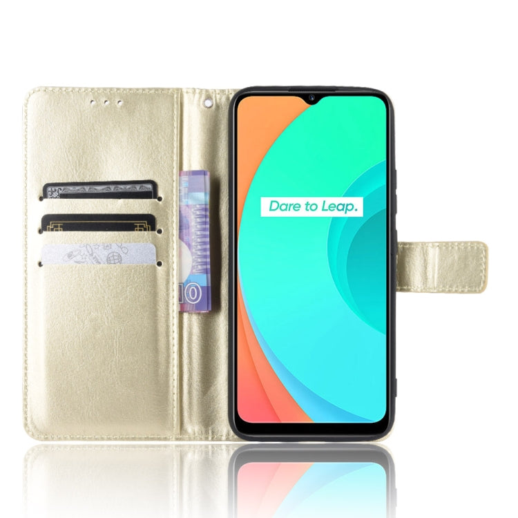 For OPPO Realme C11 Retro Crazy Horse Texture Horizontal Flip Leather Case with Holder & Card Slots & Photo Frame
