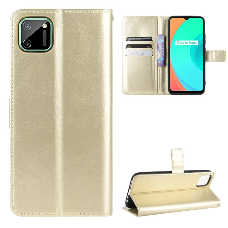 For OPPO Realme C11 Retro Crazy Horse Texture Horizontal Flip Leather Case with Holder & Card Slots & Photo Frame