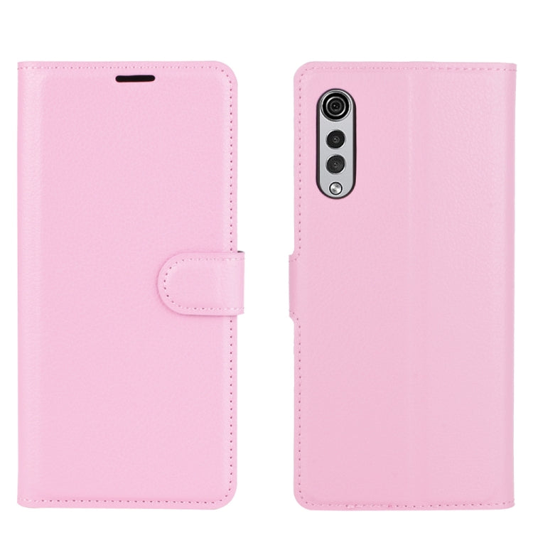 For LG Velvet Litchi Texture Horizontal Flip Protective Case with Holder & Card Slots & Wallet