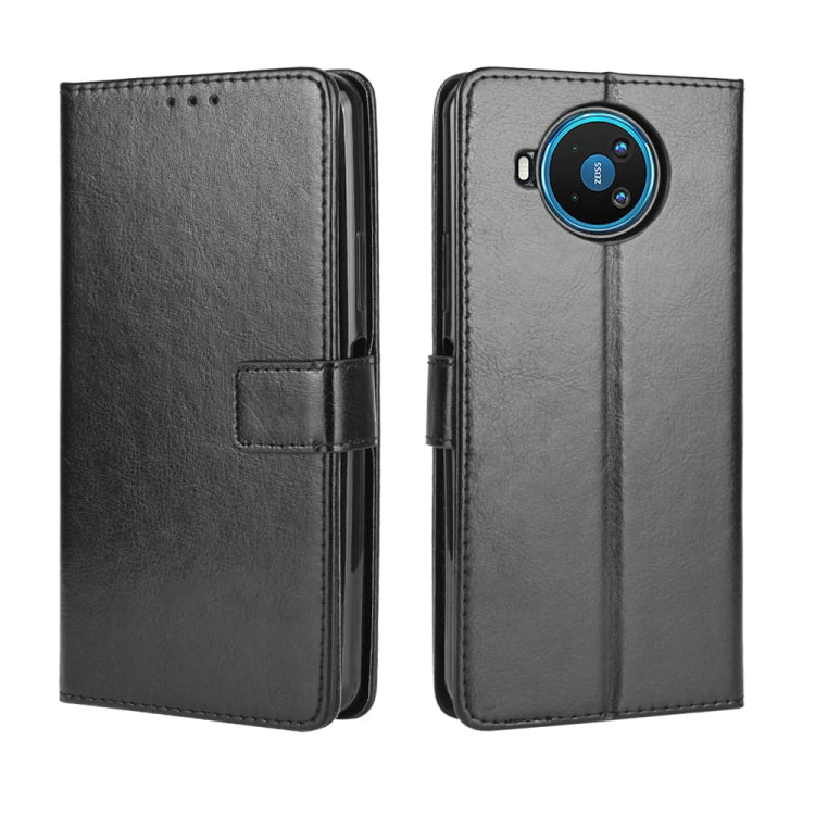 For Nokia 8.3 5G Retro Crazy Horse Texture Horizontal Flip Leather Case , with Holder & Card Slots & Photo Frame
