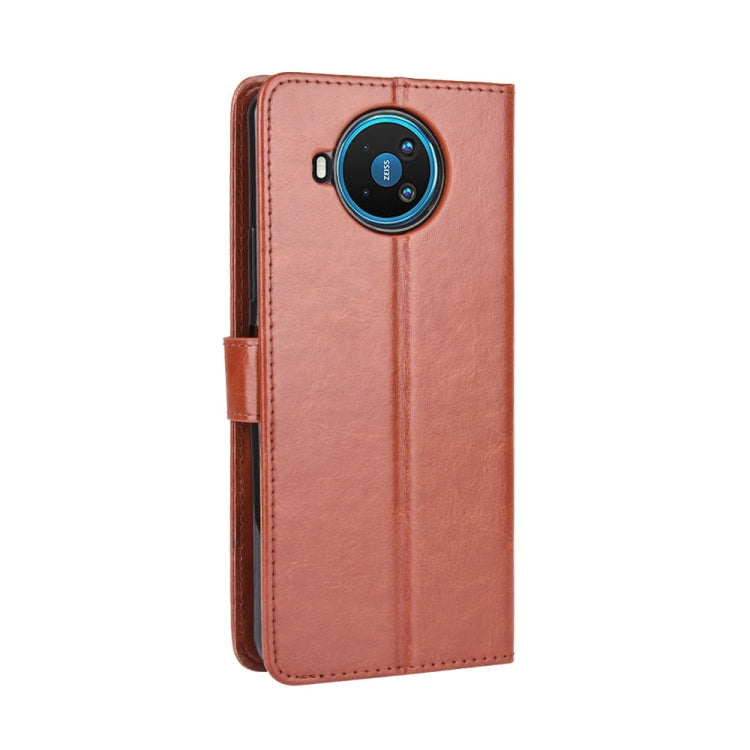For Nokia 8.3 5G Retro Crazy Horse Texture Horizontal Flip Leather Case , with Holder & Card Slots & Photo Frame