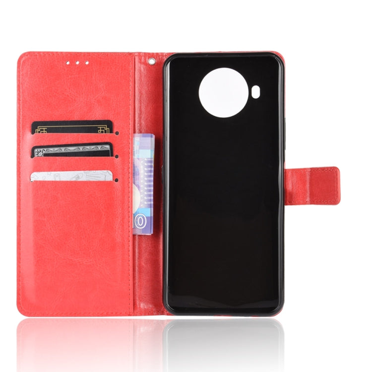For Nokia 8.3 5G Retro Crazy Horse Texture Horizontal Flip Leather Case , with Holder & Card Slots & Photo Frame