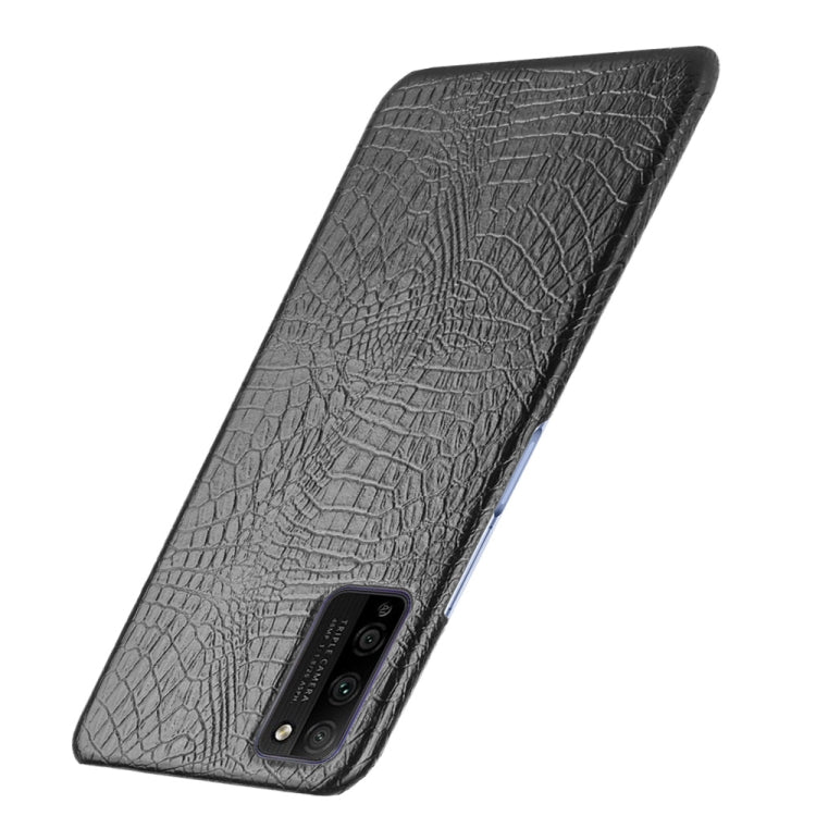 For Huawei Honor 30 Youth/Honor 30 Lite Shockproof Crocodile Texture PC + PU Case