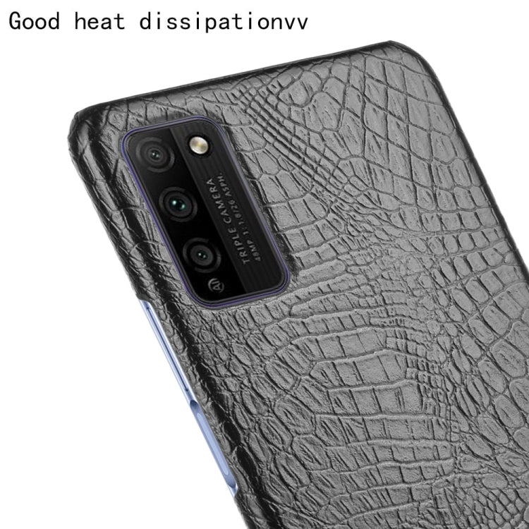 For Huawei Honor 30 Youth/Honor 30 Lite Shockproof Crocodile Texture PC + PU Case