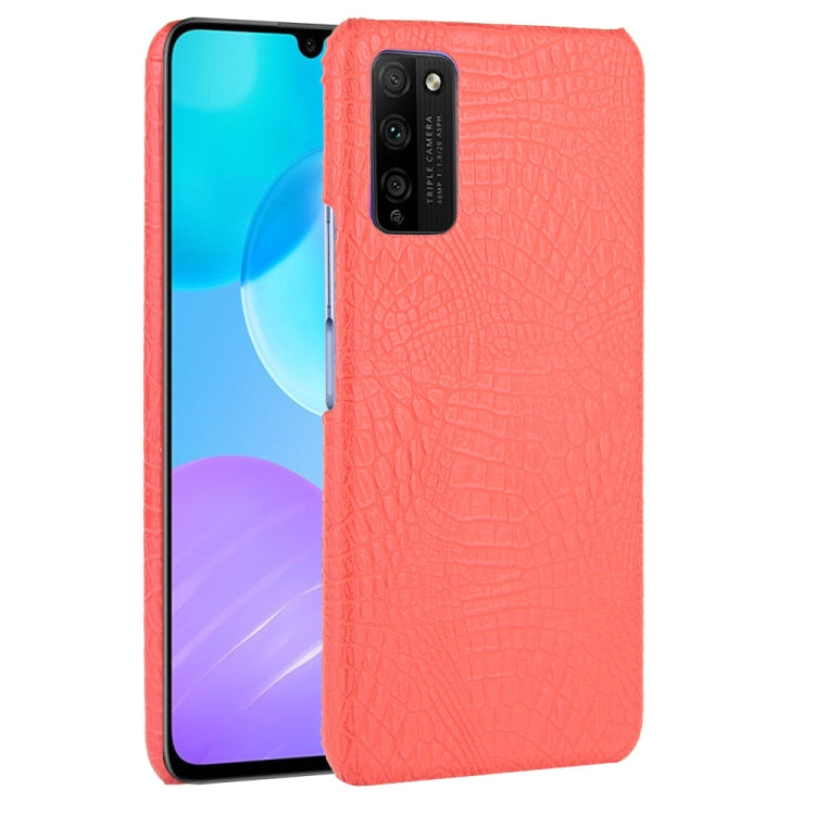 For Huawei Honor 30 Youth/Honor 30 Lite Shockproof Crocodile Texture PC + PU Case