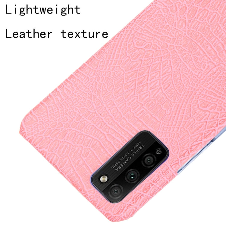 For Huawei Honor 30 Youth/Honor 30 Lite Shockproof Crocodile Texture PC + PU Case