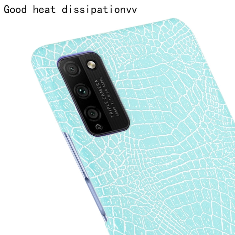 For Huawei Honor 30 Youth/Honor 30 Lite Shockproof Crocodile Texture PC + PU Case