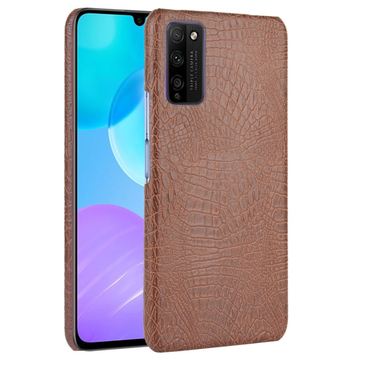 For Huawei Honor 30 Youth/Honor 30 Lite Shockproof Crocodile Texture PC + PU Case