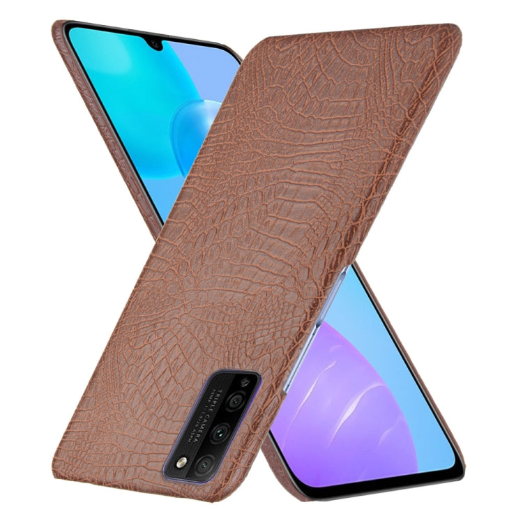 For Huawei Honor 30 Youth/Honor 30 Lite Shockproof Crocodile Texture PC + PU Case