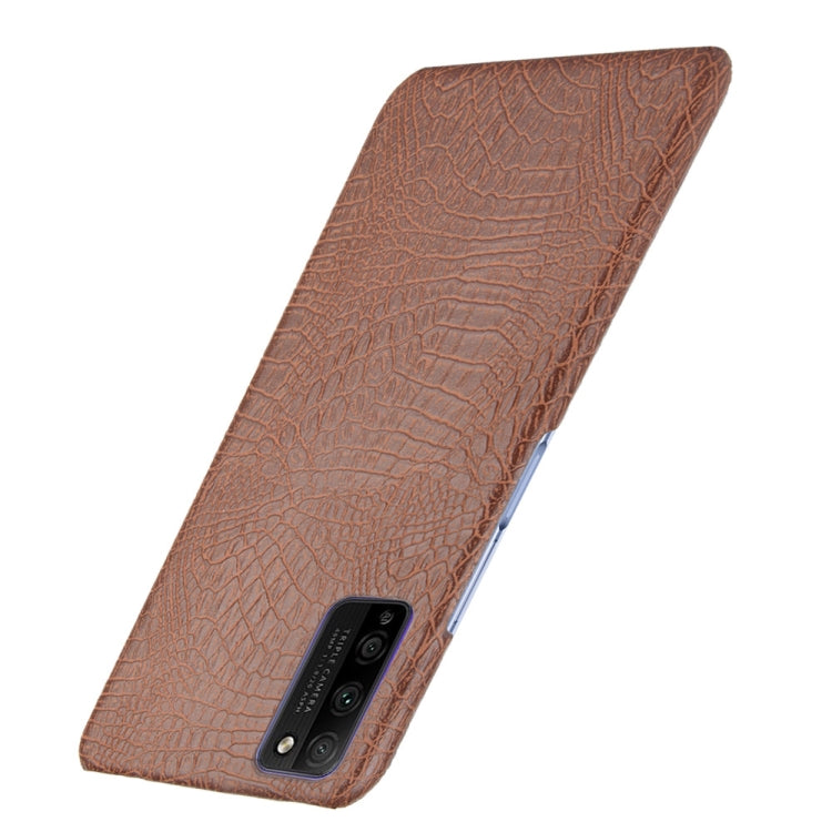 For Huawei Honor 30 Youth/Honor 30 Lite Shockproof Crocodile Texture PC + PU Case