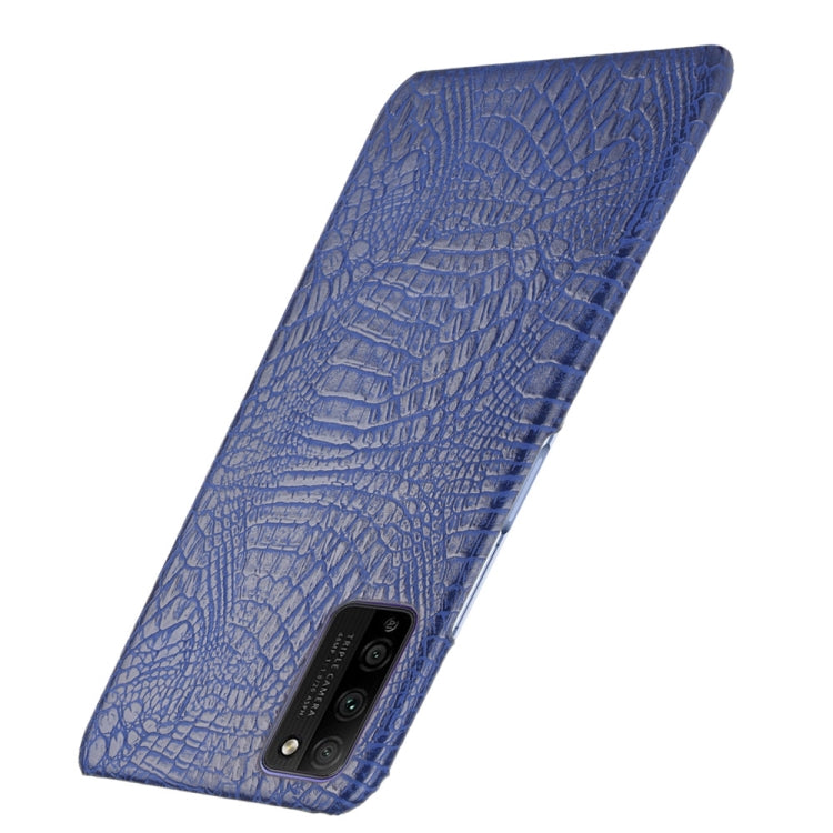 For Huawei Honor 30 Youth/Honor 30 Lite Shockproof Crocodile Texture PC + PU Case