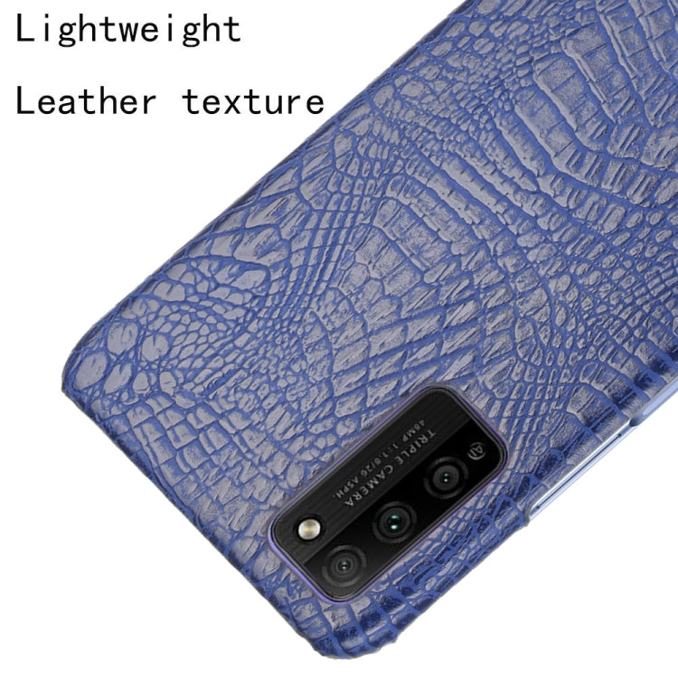 For Huawei Honor 30 Youth/Honor 30 Lite Shockproof Crocodile Texture PC + PU Case