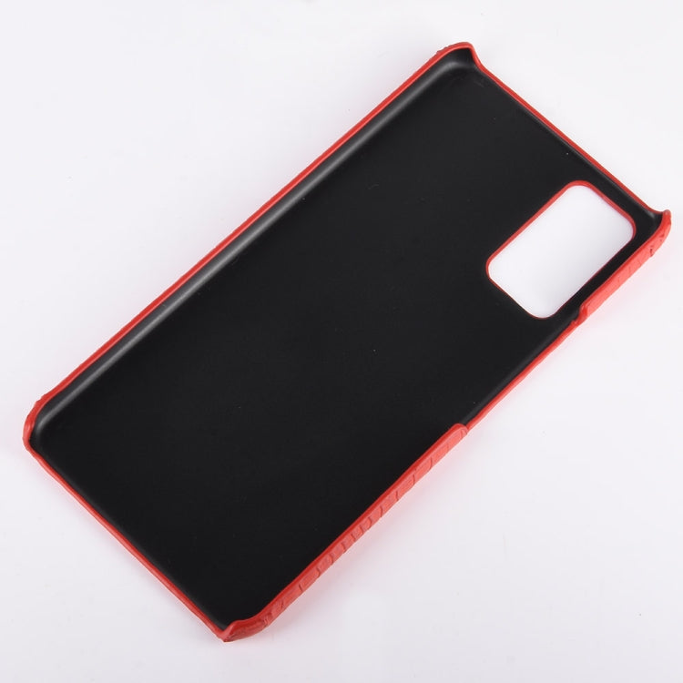 For Huawei Honor 30 Youth/Honor 30 Lite Shockproof Crocodile Texture PC + PU Case