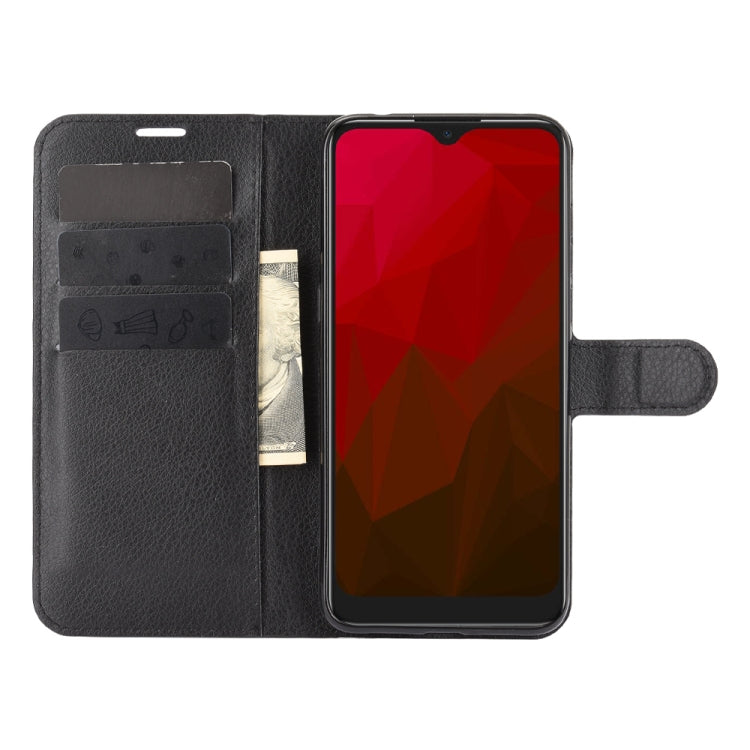 For Vodafone Smart V11 Litchi Texture Horizontal Flip Protective Case with Holder & Card Slots & Wallet