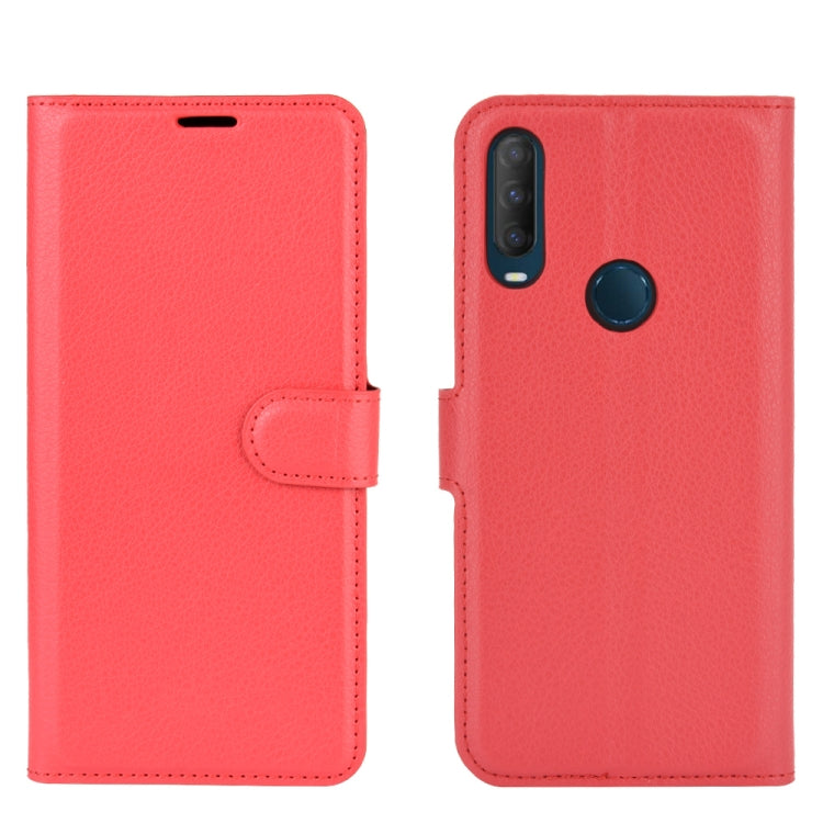 For Vodafone Smart V11 Litchi Texture Horizontal Flip Protective Case with Holder & Card Slots & Wallet