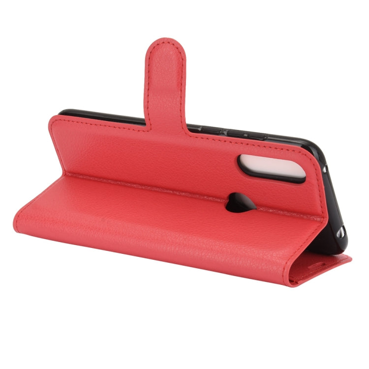 For Vodafone Smart V11 Litchi Texture Horizontal Flip Protective Case with Holder & Card Slots & Wallet