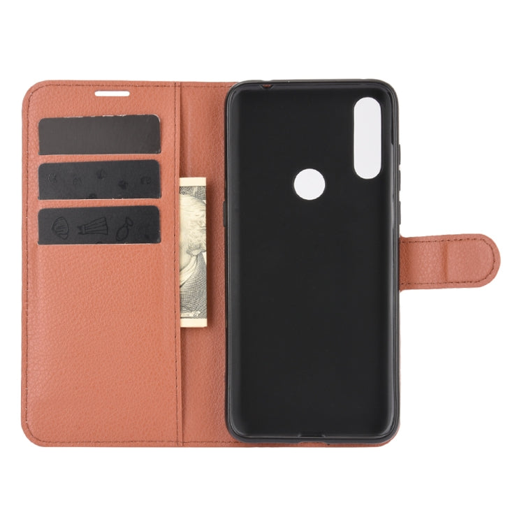 For Vodafone Smart V11 Litchi Texture Horizontal Flip Protective Case with Holder & Card Slots & Wallet