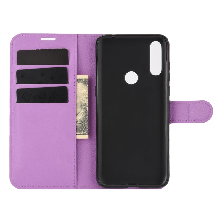 For Vodafone Smart V11 Litchi Texture Horizontal Flip Protective Case with Holder & Card Slots & Wallet