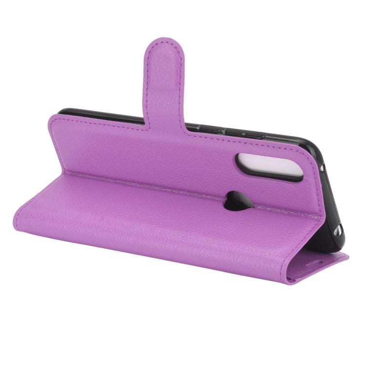 For Vodafone Smart V11 Litchi Texture Horizontal Flip Protective Case with Holder & Card Slots & Wallet