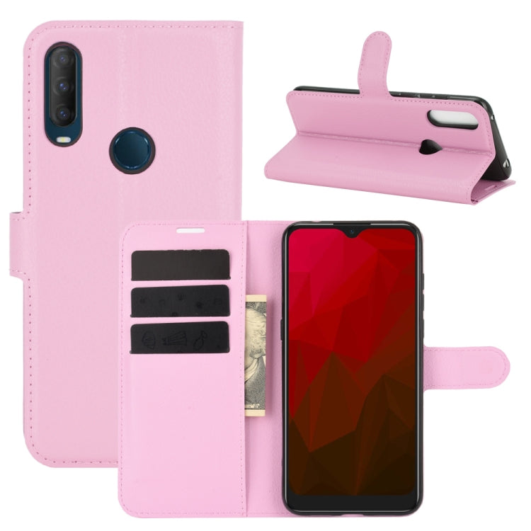 For Vodafone Smart V11 Litchi Texture Horizontal Flip Protective Case with Holder & Card Slots & Wallet
