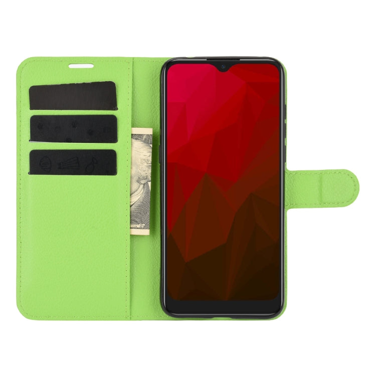 For Vodafone Smart V11 Litchi Texture Horizontal Flip Protective Case with Holder & Card Slots & Wallet