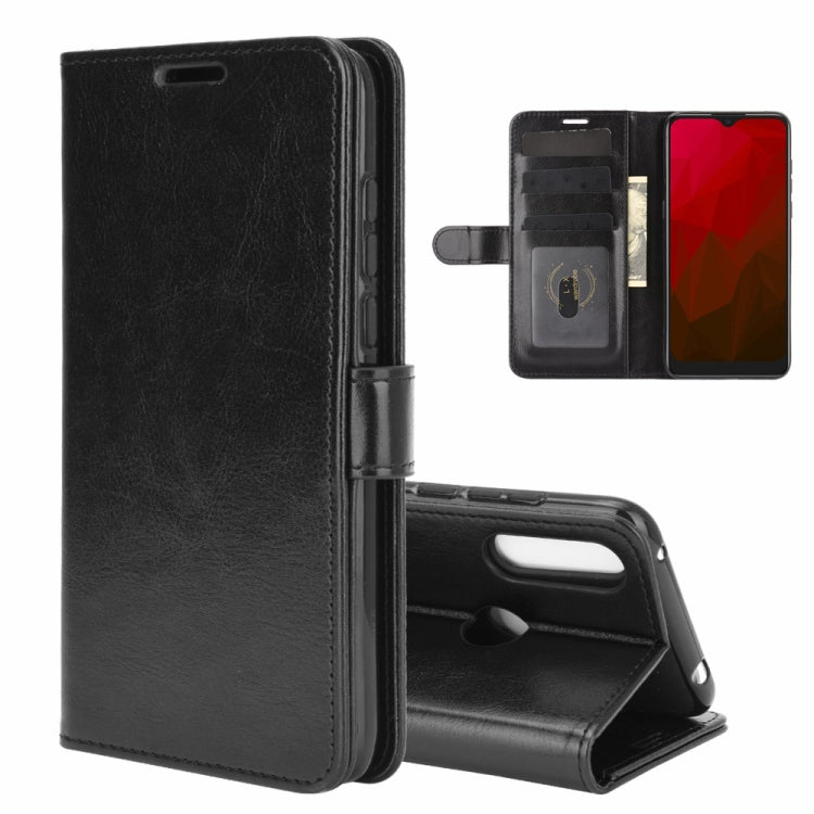 For Vodafone Smart V11 R64 Texture Single Horizontal Flip Protective Case with Holder & Card Slots & Wallet& Photo Frame