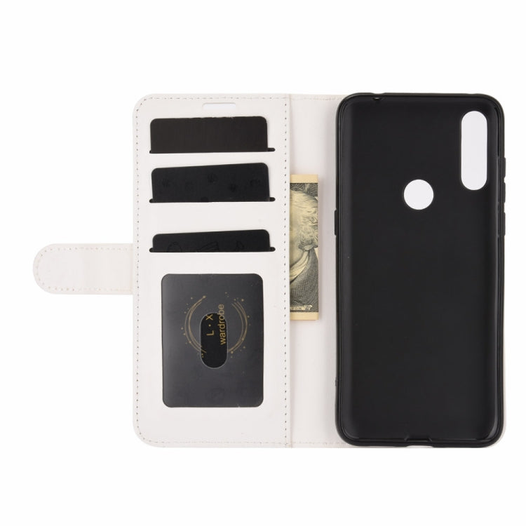 For Vodafone Smart V11 R64 Texture Single Horizontal Flip Protective Case with Holder & Card Slots & Wallet& Photo Frame